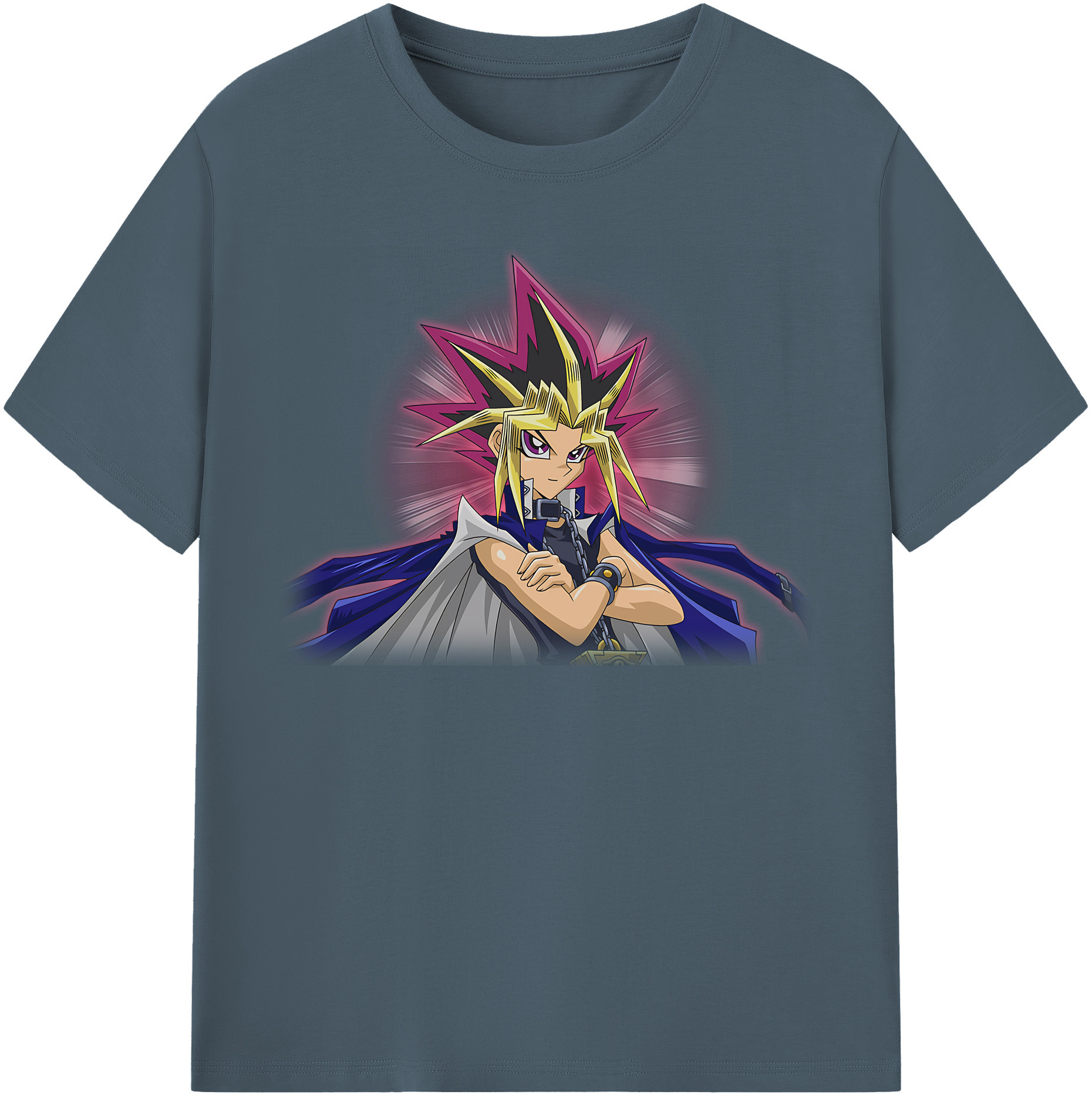 （画像用） 遊☆戯☆王 Yu-Gi-Oh! 綿100％半袖Tシャツ（フロントプリント）